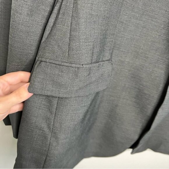Kenneth Cole Mens Size 42R Charcoal Grey Wool Sport Coat Jacket Blazer Office - Picture 4 of 9